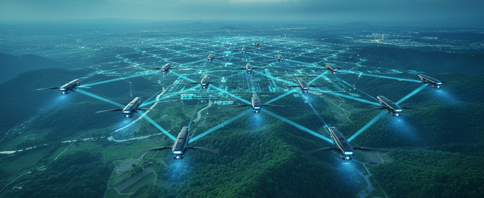 ai robotics autonomous drone swarm